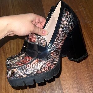 Betsey Johnson platform heels.